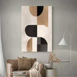 Tableau minimaliste gris et beige portrait 2 3 4.webp