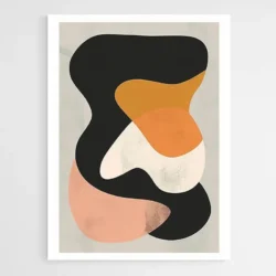 Tableau minimaliste noir et jaune 1.webp