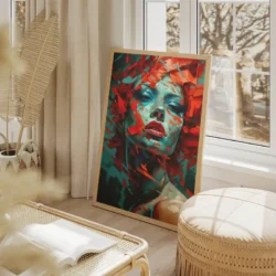 Tableau moderne femme portrait 2 3 4.webp
