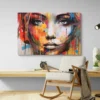 Tableau moderne street art paysage 3 2 2.webp