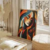 Tableau peinture abstraite moderne portrait 2 3 3.webp