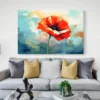 Tableau peinture coquelicot moderne paysage 3 2 2.webp