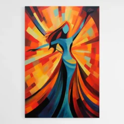 Tableau peinture danseuse moderne 1.webp