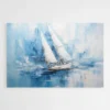 Tableau peinture voilier moderne 1.webp