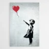 Tableau petite fille avec ballon rouge 1.webp