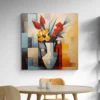 Tableau pot de fleurs carre 3.webp