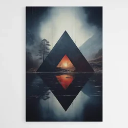 Tableau scandinave triangle 1.webp