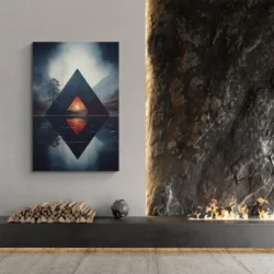 Tableau scandinave triangle portrait 2 3 2.webp