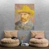 autoportrait au chapeau de paille van gogh portrait 3 4 4.webp