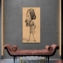caricature d auguste vacquerie monet portrait 1 2 2.webp