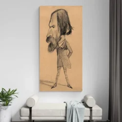 caricature d auguste vacquerie monet portrait 1 2 3.webp