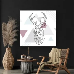 dessin tete de cerf geometrique carre 4.webp