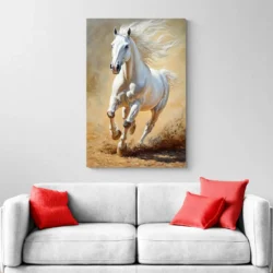 peinture cheval blanc portrait 2 3 4.webp