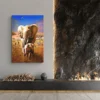 peinture elephant dans la savane portrait 2 3 3.webp