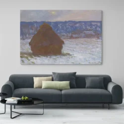 pile de ble effet neige jour couvert monet paysage 3 2 3.webp