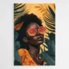 poster femme afro jaune et vert 1.webp