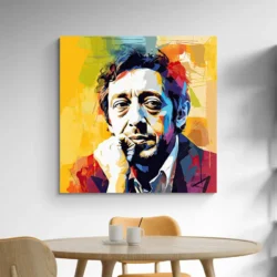 tableau Serge Gainsbourg carre 3.webp