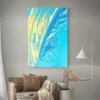 tableau abstrait bleu et or portrait 2 3 3.webp