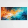 tableau abstrait bleu et orange 1.webp