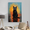 tableau abstrait chat portrait 2 3 3.webp