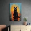 tableau abstrait chat portrait 2 3 4.webp