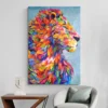 tableau abstrait lion portrait 2 3 3.webp
