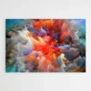tableau abstrait orange et gris 1.webp