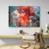 tableau abstrait orange et gris paysage 3 2 3.webp