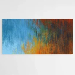 tableau abstrait rouge et bleu 1.webp