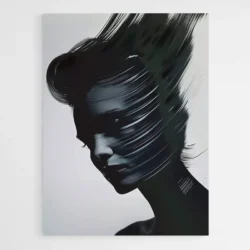 tableau abstrait silhouette de femme 1.webp