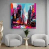 tableau abstrait ville carre 3.webp