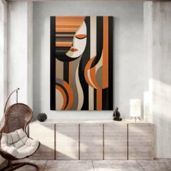 tableau abstrait visage femme portrait 2 3 3.webp