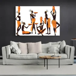 tableau africain femmes porteuses d eau paysage 3 2 2.webp