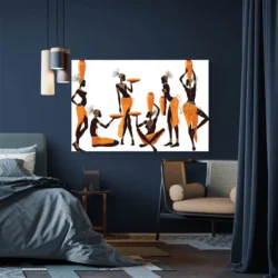 tableau africain femmes porteuses d eau paysage 3 2 3.webp