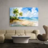 tableau aquarelle plage paysage 3 2 2.webp