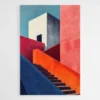 tableau architecture rouge et bleu 1.webp