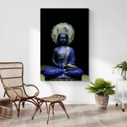 tableau bouddha bleu portrait 2 3 2.webp