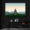 tableau bouddha vert paysage 3 2 4.webp