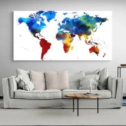 tableau carte du monde multicolore paysage 2 1 3.webp