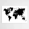 tableau carte du monde noir et blanc 1.webp