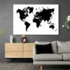 tableau carte du monde noir et blanc paysage 3 2 3.webp