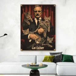 tableau cat father portrait 3 4 4.webp