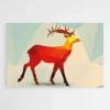 tableau cerf colore 1.webp