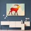 tableau cerf colore paysage 3 2 4.webp