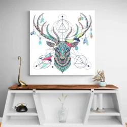 tableau cerf couleur carre 3.webp