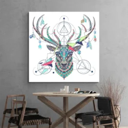 tableau cerf couleur carre 4.webp