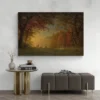 tableau cerf foret paysage 3 2 2.webp