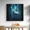 tableau cerf lumineux carre 3.webp