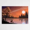 tableau cerf moderne 1.webp