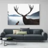 tableau cerf montagne paysage 3 2 2.webp